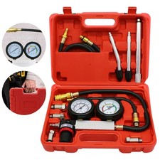 Engine Cylinder Leak Down Tester Extension Rods Compression Leakage Detector Kit