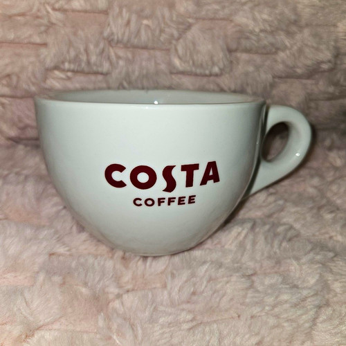Costa coffee white ceramic - white,
