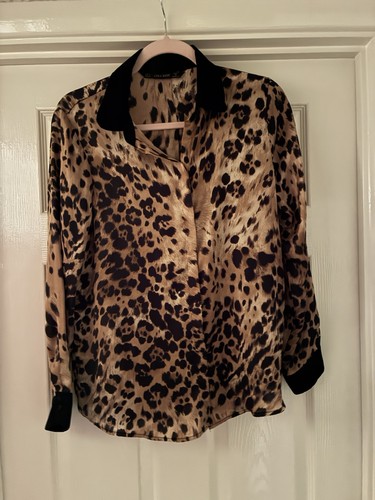 Zara sheer silky animal print - sheer,