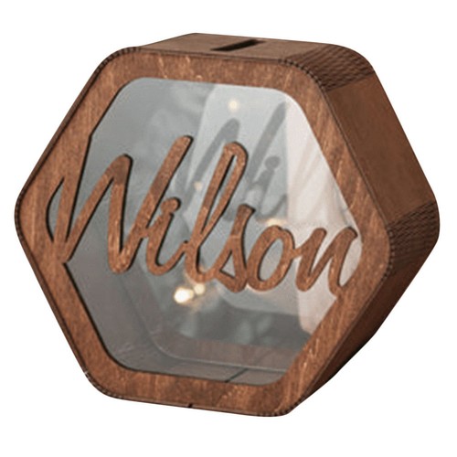 Wooden wedding card box - wooden,