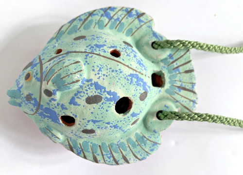 Charming blue fish shaped six - fish-shaped,