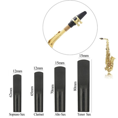 Synthetic resin reeds - for, alto
