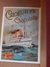 Postcard Advertising Cadbury's