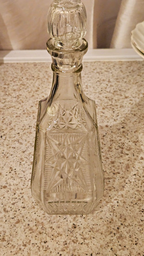 Clear pressed glass - clear,