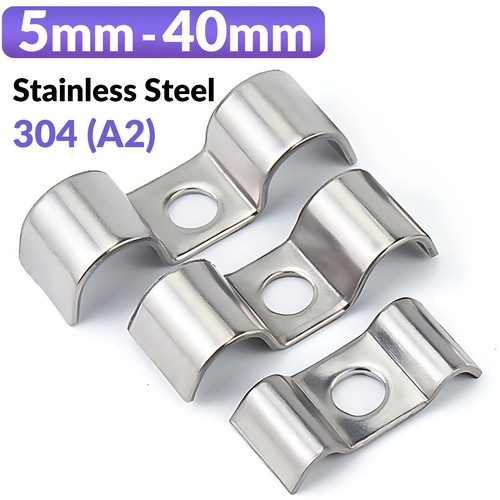 Half saddle clip 304 stainless - 304,