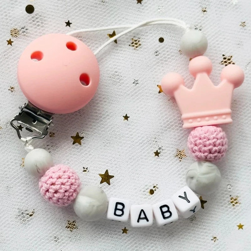 Personalised dummy clip wooden - dummy,