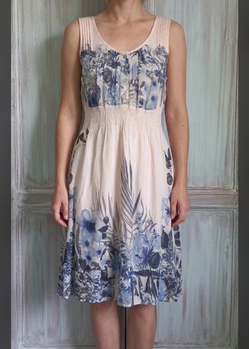 Cotton sundress crochet back - cotton,