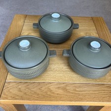 Vintage Denby Chevron Covered