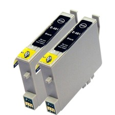 2 Black Ink Cartridge For