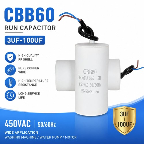 60hz motor run capacitor - 50/60hz,