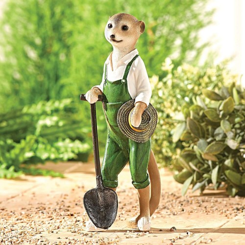 Meerkat garden ornament - garden,