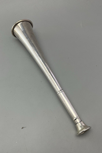 Edwardian silver hunting - hunting, horn