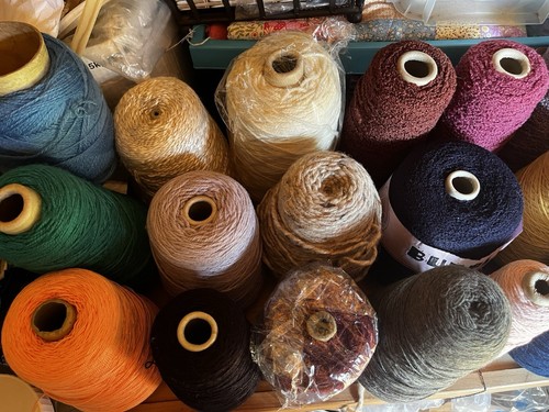 Knitting yarn cones - knitting,