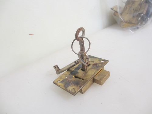 Vintage brass cabinet - vintage,