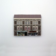 TT Gauge Building 1:120 Scale Card Model Railway Building Low Relief 016