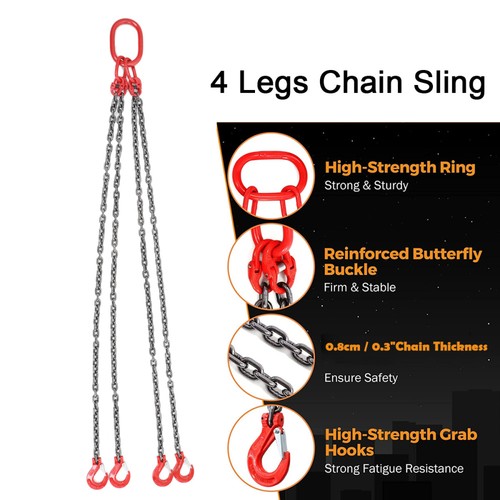 Lifting chain sling heavy - 1.5m,