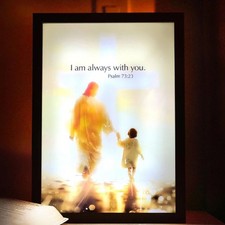 Jesus Picture Lamp Light LED