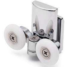 Pack of 2 x Bottom Shower Door Rollers/Runners/Wheels 23mm dia (8mm glass) L067