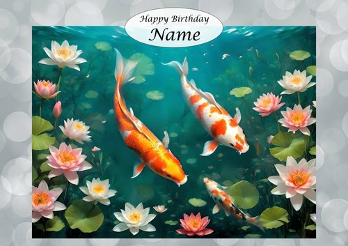 Personalised birthday card - personalised,
