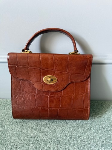 Mulberry brown leather handbag - mulberry,