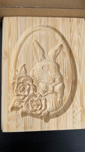 Easter bunny wooden mould - wooden,