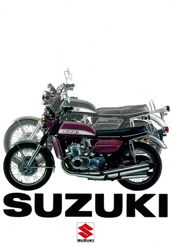 Suzuki brochure gt750 t500 - suzuki,