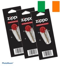 3 Pack of Zippo Flints, 6 Flints per pack (18 total) genuine flint spark stones