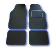 AUDI A6 A7 A8 quattro coupe cabriolet UNIVERSAL Car Floor Mats Black & Blue Trim