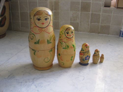 Set nesting dolls - set,
