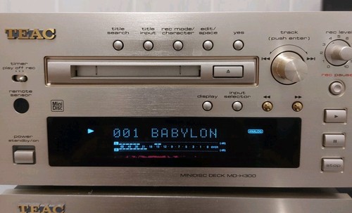 Teac h300 minidisc deck - teac,