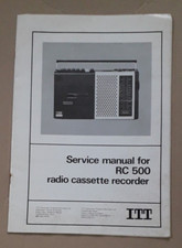 ITT   Model  RC500  Service