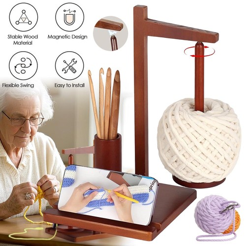 Wooden yarn holder 360 - holder,