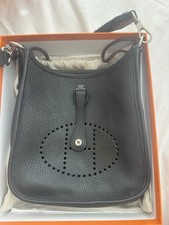 HERMÈS Mini Evelyn Black With