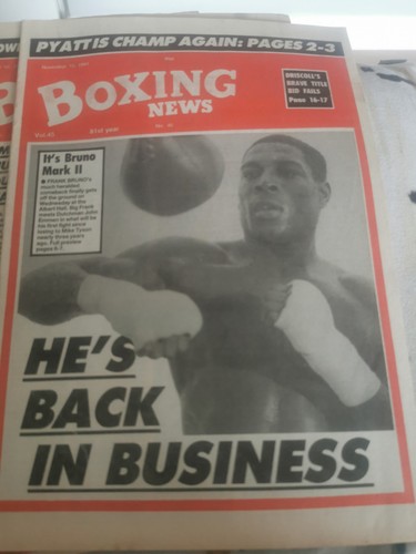 Frank bruno boxing - frank, news