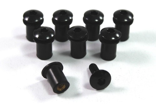 Black aluminium wind shield - aluminium,