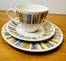 Vintage Alfred Meakin Trio Cup Saucer Tea Plate 1950s 1960 Mid Century Modern