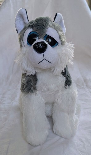 King cuddly husky dog plush - cuddly,