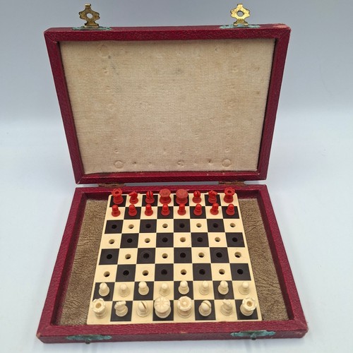 Jaques travel chess set - travel,