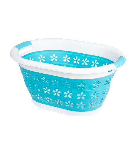 Collapsible laundry basket 17l - laundry,