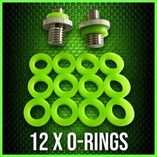 FisH i O-Rings . O Rings For Bite Alarms. Silicone O Rings. 12 Per Pack. Carp