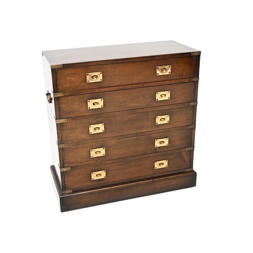 Antique mahogany military - antique,