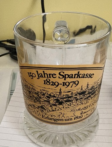 Vintage german beer glass - vintage,
