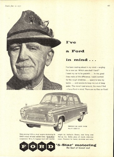 Original 1957 advert for ford - 1957,