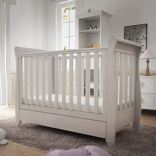 Eva sleigh cot bed - eva, side