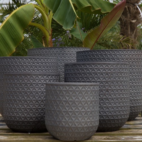 25cm geometric planter pot - planter/,