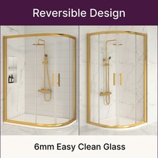 Brass Quadrant / Offset Shower