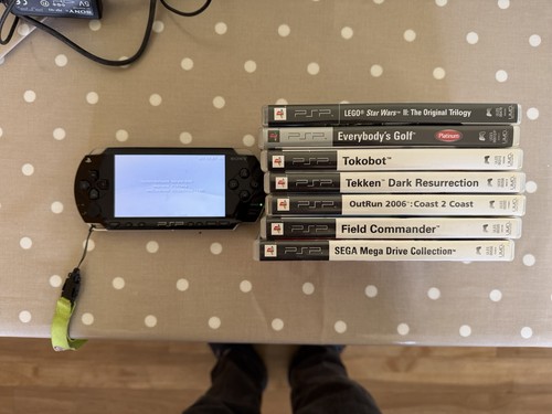 Sony psp black handheld game - psp,