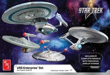 Star Trek Enterprise Four Ship Set 1:250 Model Kit Collection AMT PRE-ORDER NOW