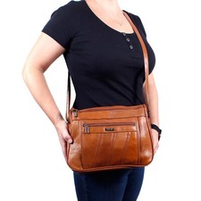 Ladies Genuine Real Leather