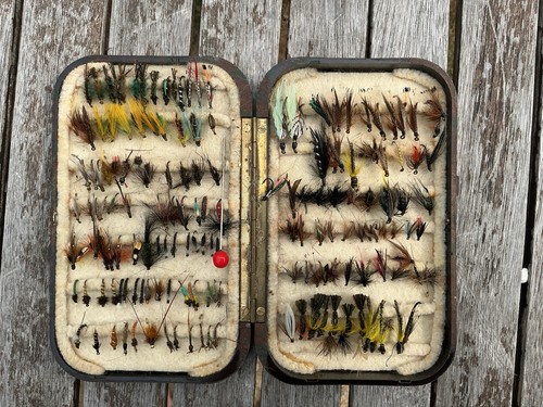 Vintage hardy neroda fly box - hardy,